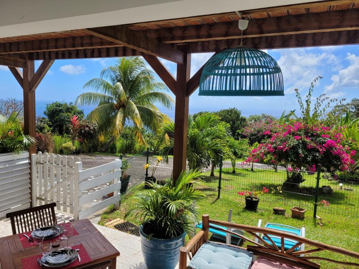 Eco-Chic Caribbean Retreat: Beachside Apartment with Sea Views Sainte-Luce Exterior photo